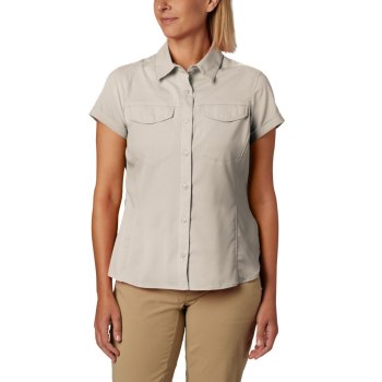 Columbia Silver Ridge Lite Short Sleeve Plus Size, Camisa Kaki Para Mujer | 268753-LKH